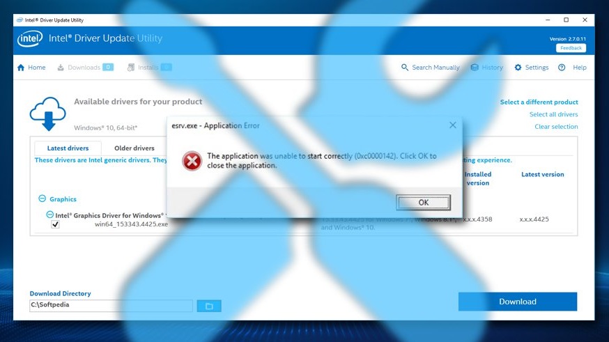 How to Fix ESRV.EXE ? Application Error (0xc0000142) on Windows 10?
